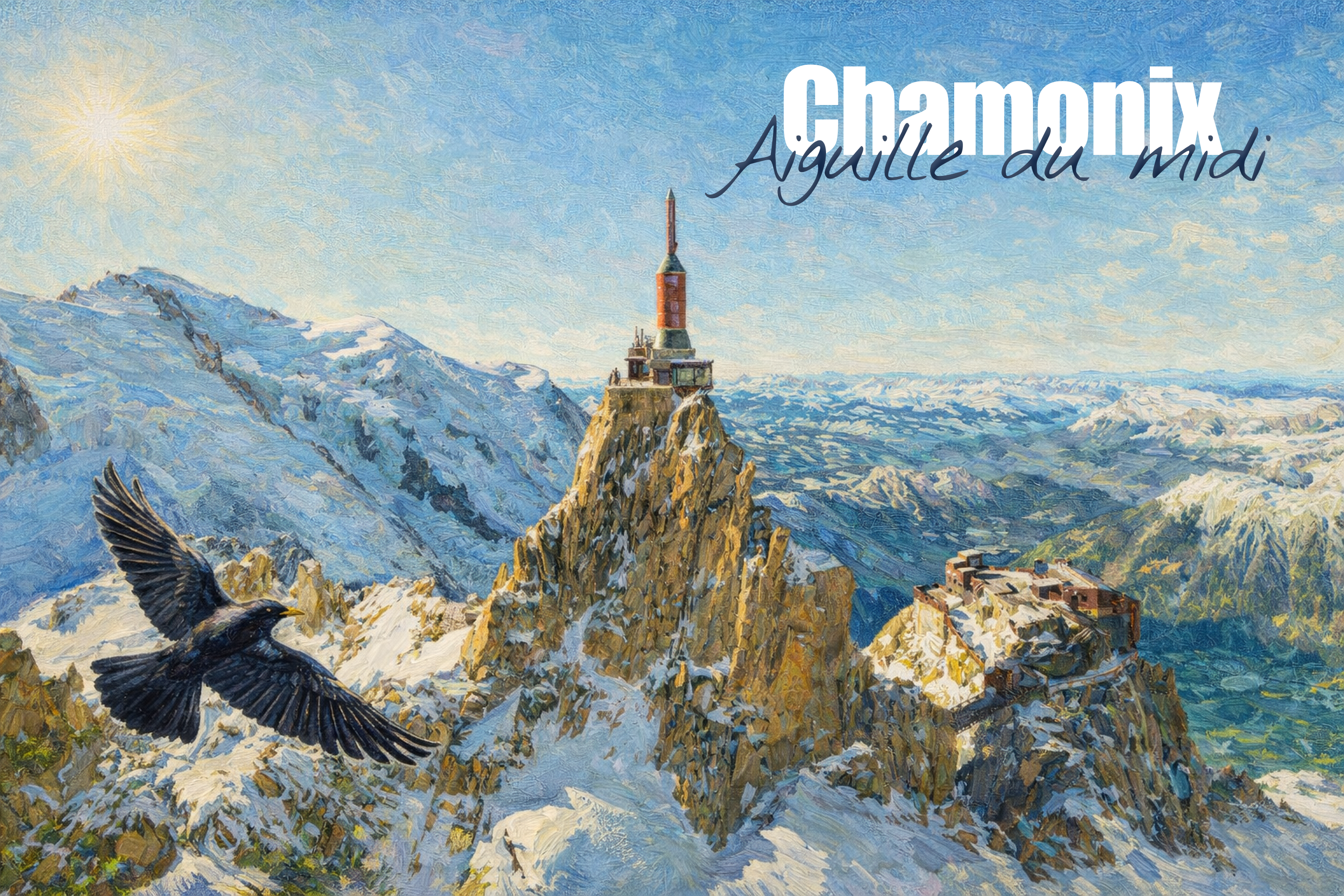 Carte Postale aiguille du midi - Chamonix