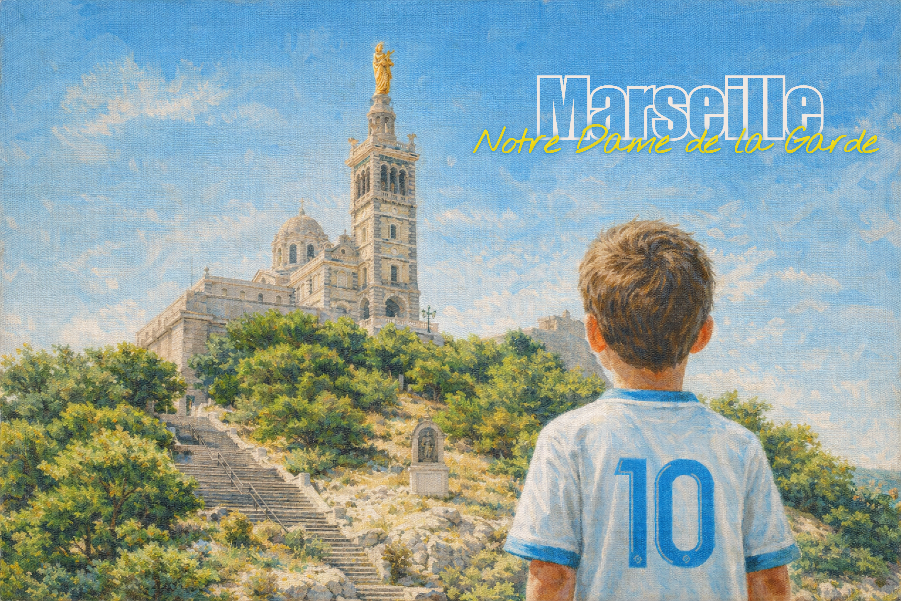 Carte postale Marseille - Notre-dame-de-la-Garde