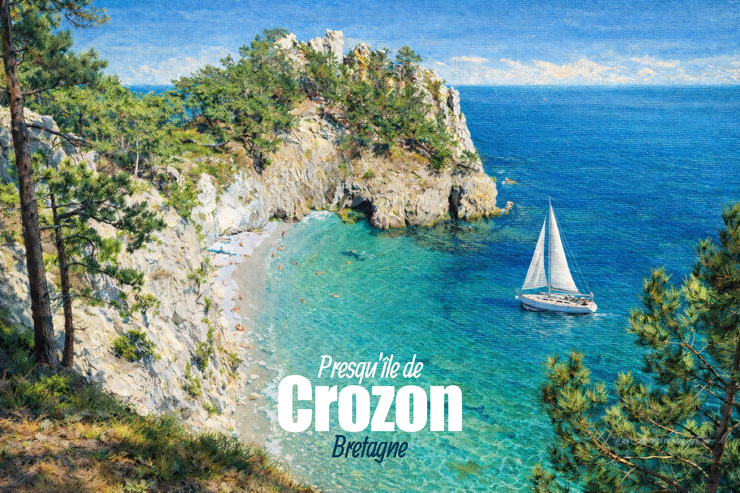 Carte Postale Presqu'ile de Crozon