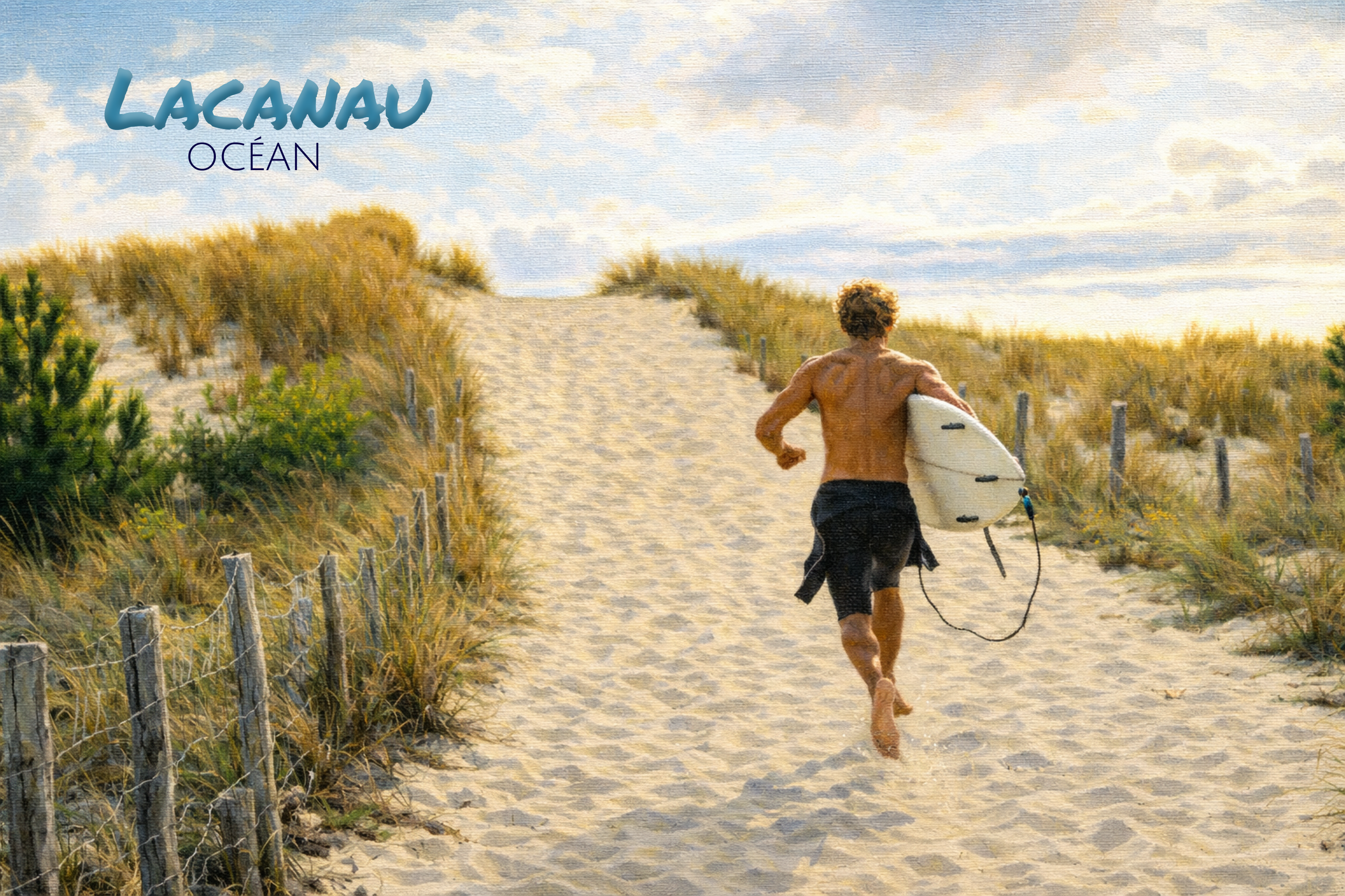 Carte postale Lacanau océan